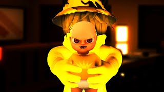 👶Я СТАЛ НЯНЬКОЙ ДЛЯ МАЛЫША В ЖЕЛТОМ  The Baby in yellow👶 [upl. by Eeb819]