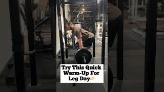 Try This Quick WarmUp For Leg Day shorts bodybuilding workout fitness legday gym [upl. by Light]