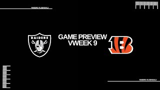 Las Vegas Raiders vs Cincinnati Bengals  2024 Week 9 Prediction [upl. by Oliric]