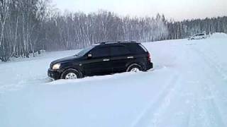 KIA SORENTO Off road snowmp4 [upl. by Osswald]