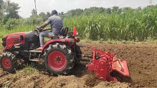 😎😎💪💪Mahindra OJA 2130 30 hp tractor with Mahindra 24 blade minivator successful demo😎😎💪💪 [upl. by Emarej152]