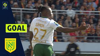 Goal Moses SIMON 8  FCN RC LENS  FC NANTES 22 2122 [upl. by Yclehc]