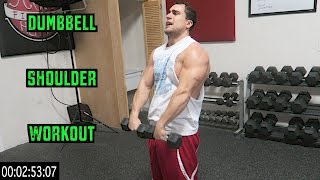 Intense 5 Minute Dumbbell Shoulder Workout [upl. by Artenal778]