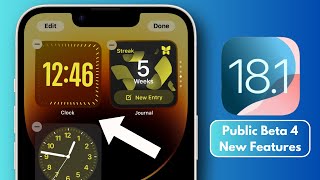 iOS 181 Public Beta 4 is OUT with NEW FEATURES [upl. by Mariya]