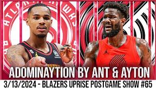 Portland Trail Blazers vs Atlanta Hawks Recap and Highlights  Blazers Uprise Postgame Show [upl. by Ibloc]