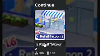 Roblox Retail Tycoon 2 tiny Update [upl. by Ytsirc]