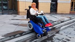 Stair climbing wheelchair  Caterwil GTS3 [upl. by Atiuqahs]