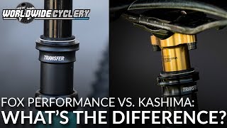 2018 Fox Transfer Dropper Post  Kashima vs Performance Is There Really a Difference [upl. by Nyrak]