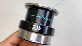 A better way to attach fishing line to reel How to Tie Line to the Spool of a Fishing Reel 4k [upl. by Reiche]