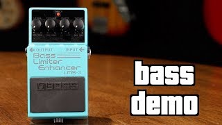 Boss LMB3 Bass Limiter Enhancer Demo [upl. by Meesaw277]