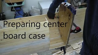 Building the centerboard case for a camping catamaran 299 [upl. by Amsa]