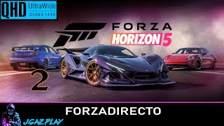 FORZA HORIZON 5 2  UN FORZA Y A DORMIR  GamePlay Español  3440x1440 [upl. by Learsiy]