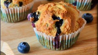 Blueberry Yogurt Muffin  Blueberry Muffin [upl. by Asnarepse]