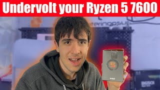 Undervolt your Ryzen 5 7600 for more FPS and Lower Temperature [upl. by Leikeze827]