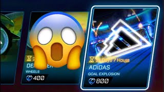 NEW ADIDAS GOAL EXPLOSION IN ROCKET LEAGUE [upl. by Sorrows]