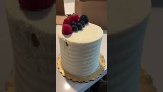 The most delicious berry chantilly cake from Whole Foods…yummy cake berries [upl. by Odlanyar]