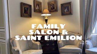 EP2 Family The chateau salon with its Antique furniture ampSaint Emilion bordeaux wine french living [upl. by Mullane]