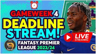 FPL DEADLINE STREAM GAMEWEEK 4  STERLING FODEN OR MADDISON  Fantasy Premier League Tips 202324 [upl. by Simonsen500]