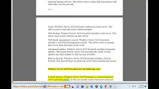 What is Windows Server 2019 Essentials [upl. by Hemetaf263]