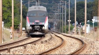 French trains and TGV  Le Luc 2 [upl. by Kerr]