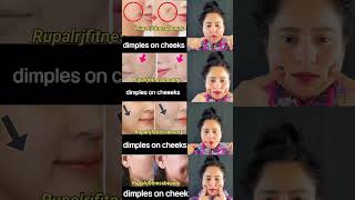 ♨️🤯how to get dimples on cheeks yoga for dimples Antiaging try it 💡💡 shorts [upl. by Arramat]