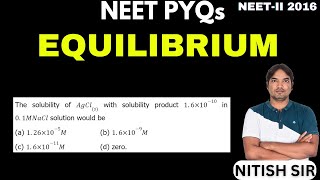 The solubility of AgCls with solubility product 16×1010 in 01MNaCl solution would be [upl. by Haile]