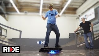 Tony Hawk Rides Worlds First Real Hoverboard  Hendo Hover [upl. by Tad509]