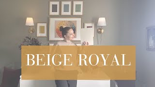 Paint color review for your home How to test the neutral paint color  Dulux Beige Royal [upl. by Ailefo]