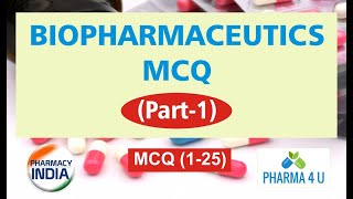 Biopharmaceutics MCQs GPAT  NIPER [upl. by Eduino983]