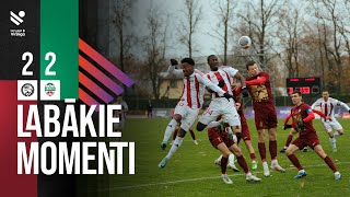 35 kārta FS Jelgava 22 FK Liepāja Labākie momenti [upl. by Elgar]