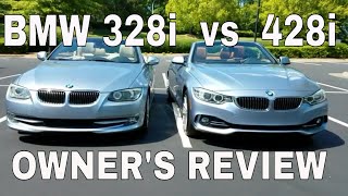 Compare my BMW 328i vs BMW 428i convertibles  Owners Review [upl. by Dnesnwot]