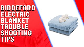 Biddeford Electric Blanket Troubleshooting Tips  A Guide on How to Reset an Electric Blanket [upl. by Fernande]