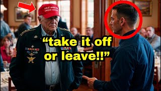 Restaurant Manager Kicks Out 70 Year Old Veteran For Wearing MAGA Hat Not Knowing Who His Son is [upl. by Oznarol]