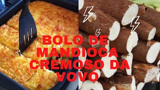 Bolo de Mandioca Cremoso da vovó [upl. by Arimas]