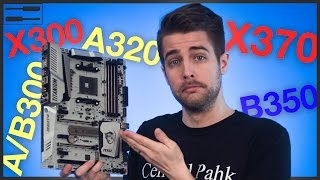 AM4 Chipsets Explained X370B350A320X300AB300 [upl. by Aiello]