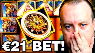 EXTREME HIGH STAKES Montezuma Bonus BIG WIN [upl. by Leirea]