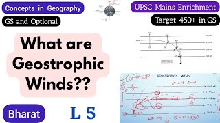 L5  Target 450 in Mains  Geostrophic Winds  Climatology  Coriolis Force Pressure gradient force [upl. by Aisat]