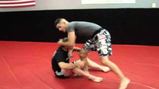 Pass The Sitting Up Guard and Guillotine Choke  James Clingerman Indianapolis BJJ [upl. by Adnorhs]