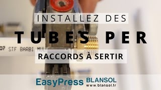 PER Comment installer un raccord à sertir Easypress sur du tube PER BARBI France [upl. by Nnylatsirk671]