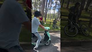 Silenzio Bruno vespa luca funny rider funnyvideo new [upl. by Fein202]