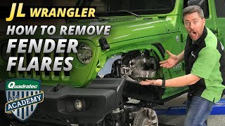 How to Remove Your Jeep Wrangler JL Fender Flares [upl. by Aisor]