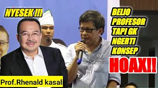 ROCKY GERUNG KOMENTARI PROF RHENALD KASALI  SERU ABIS [upl. by Enelyam942]