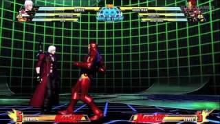 MvC3  Marvel vs Capcom 3 Tutorial Basics amp Air combos [upl. by Eanore]