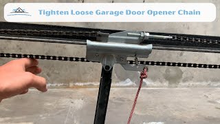 Tighten Loose Garage Door Opener Chain [upl. by Nettie682]