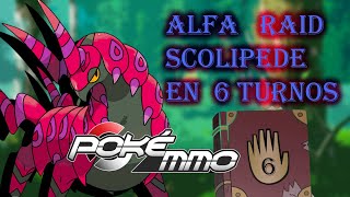 Scolipede Raid Guia derrotando en 6 turnos Halloween 2024 PokeMMO [upl. by Dent504]