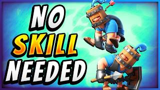 EXPLOSIVE NO SKILL RECRUITS DECK CANT BE STOPPED — Clash Royale [upl. by Forrester501]