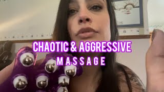 Fast Chaotic ASMR Massage w Cracking Sounds [upl. by Asir826]