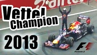 F1 2013  Sebastian Vettel World Champion at the Indian GP PARODY  EnglishHD [upl. by Enyt]