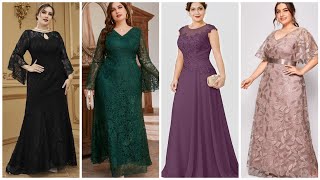 most beautiful and gorgeous plus size mother of the bride dressesplus size long dress2023 [upl. by Anival759]