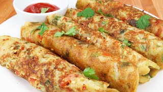 😋5 minute breakfast recipe – Quick and Easy  Breakfast Recipe  Healthy Breakfast recipe  नाश्ता [upl. by Barbee]